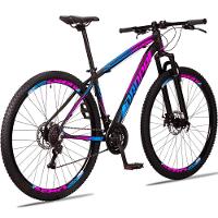 Bicicleta Aro 29 Dropp Z3 H Alumínio Câmbio Shimano 24v Freio A Disco Hidráulico Preto + Azul 17 - 3