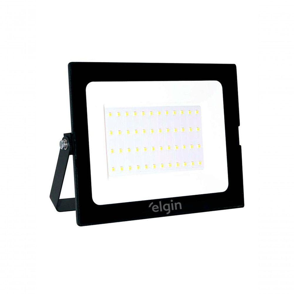 Refletor Led Elgin 50w 6500k Preto - 1