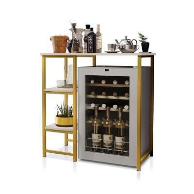 Bancada Gourmet Industrial Klm Store Dourado/off White