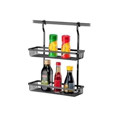 Suporte Retangular Duplo De Parede Em Aço Carbono Bella Cucina Future Onix
