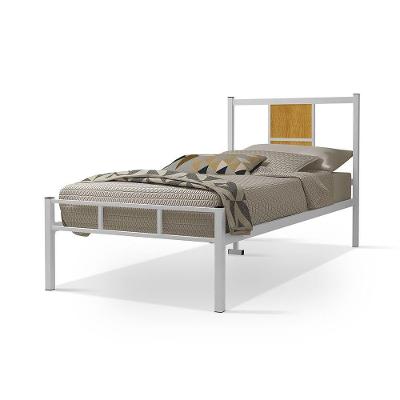 Cama Infanto Juvenil Solteiro Ravena Klm Store Branco/canela