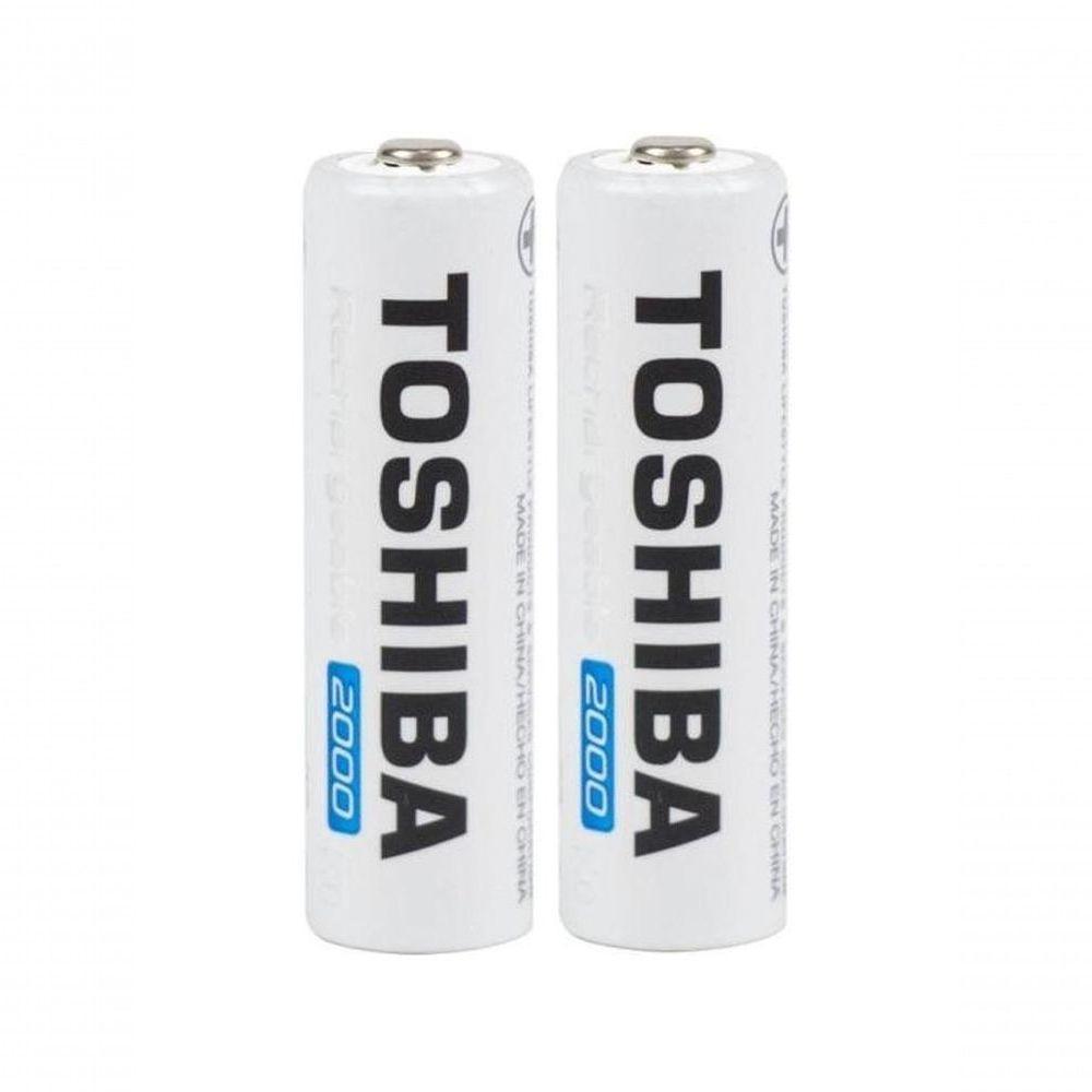 Carregador De Pilha Usb Tnhc-6gme2 Cb (c-2 Pilhas Aa 2000 Mah) Toshiba - 7