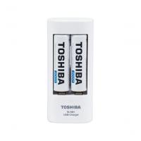 Carregador De Pilha Usb Tnhc-6gme2 Cb (c-2 Pilhas Aa 2000 Mah) Toshiba - 8