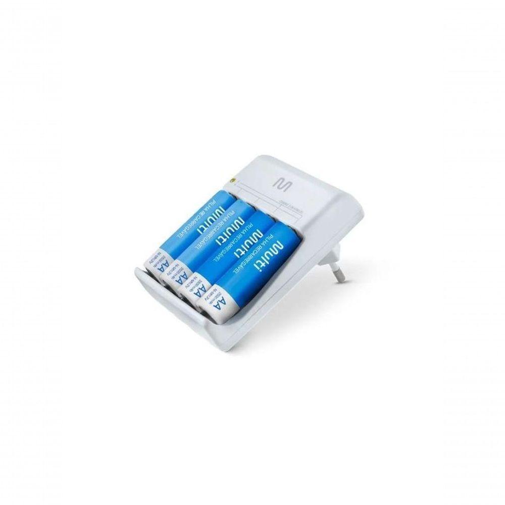 Carregador Rm02 Bivolt Com 4 Pilhas Aa De 2500 Mah Cb054 - 2