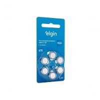 Pilha Auditiva Elgin Tamanho 675 Pr44 1,4v Com 6 Unidades - 1