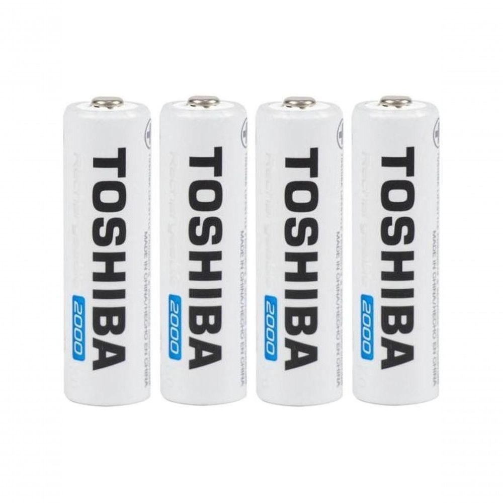 Carregador De Pilha Usb Tnhc-6gme4 Cb (c-4 Pilhas Aa 2000 Mah) Toshiba - 7