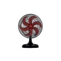 Ventilador Osc Mesa Turbo 6 50cm 6 Pás 220V Preto Vermelho - 1