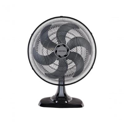 Ventilador Osc Mesa Turbo 6 50cm 6 Pás 220V Preto Prata