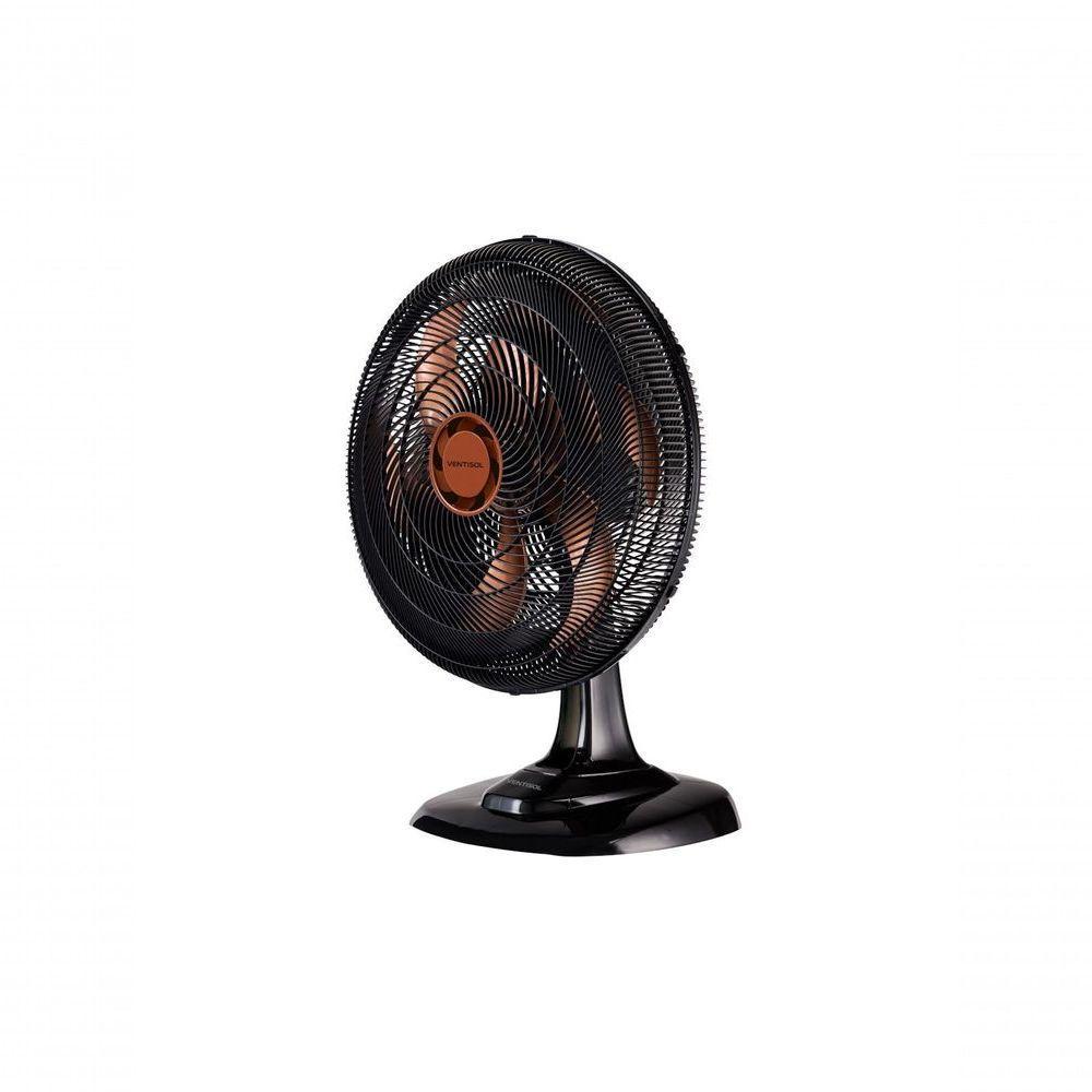 Ventilador Osc Mesa Turbo 50cm 6 Pás 220V Preto Bronze - 2