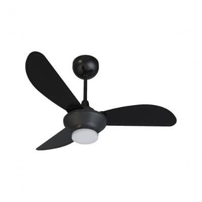Ventilador De Teto Ventisol Mistral 3 Pás Preto Bivolt