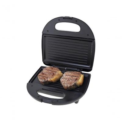 Sanduicheira Britânia Crome Inox Antiaderente 750W Preto 110V