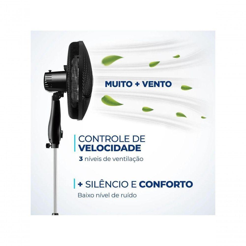 Ventilador De Coluna Mondial Vsp-40c-b 40cm 6 Pas 110V - 7