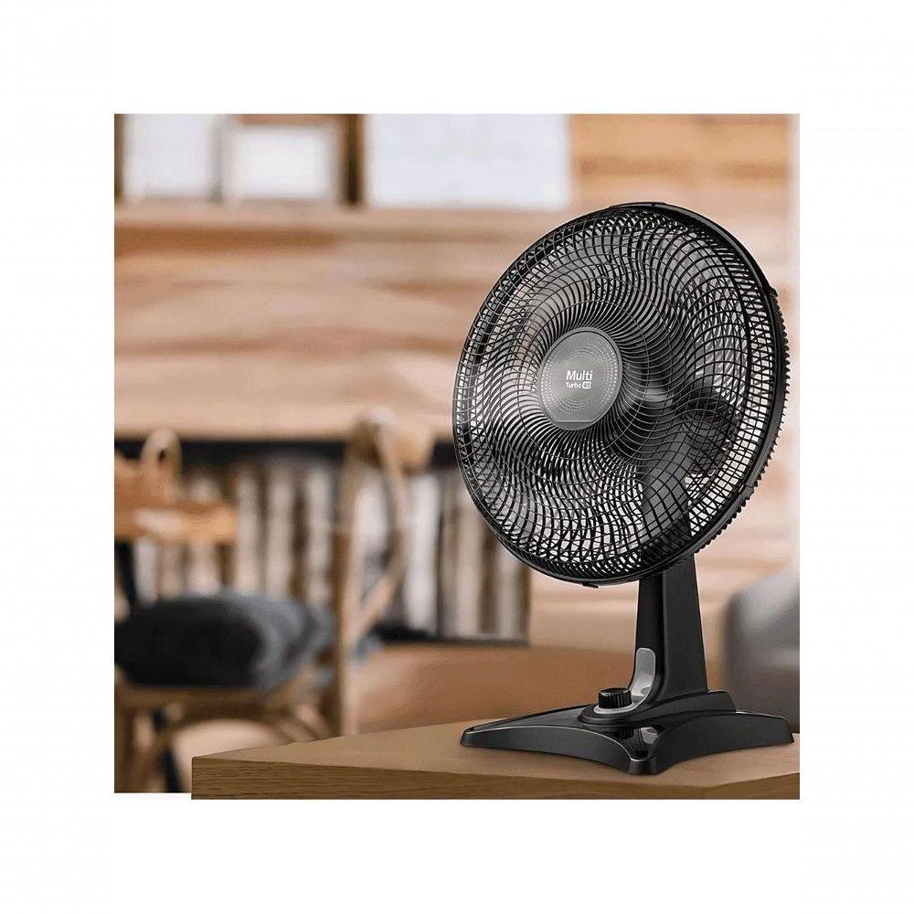 Ventilador De Mesa Multilaser Vl401 Multi Turbo 40 135w 40cm Preto 110V - 8