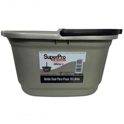 Balde Oval Grande Mop Super Pro Bettanin Prof 19 Lt