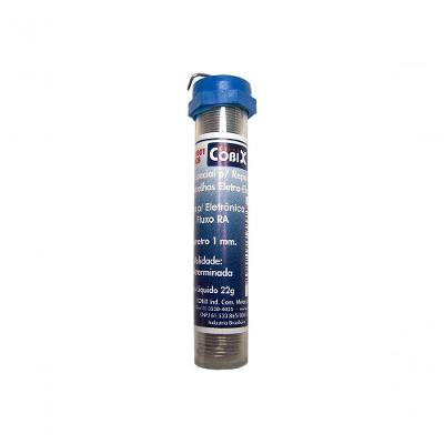 Solda Tubinho Cobix Azul 22 Gramas