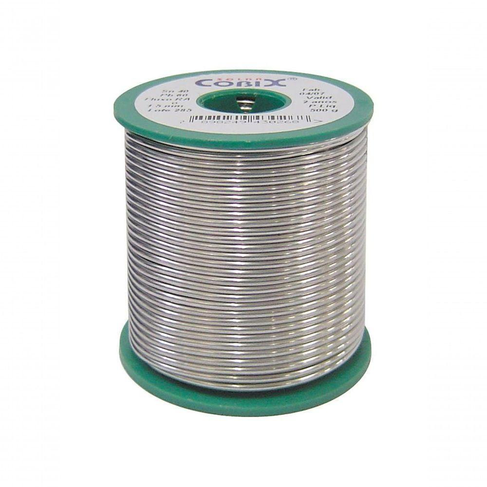 Solda Cobix Verde 40-60 1,0mm 500 Gramas - 1