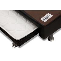 Cama Box Base c/Auxiliar Solteiro Revolution Courano Nero Black (88x188) - Ortobom