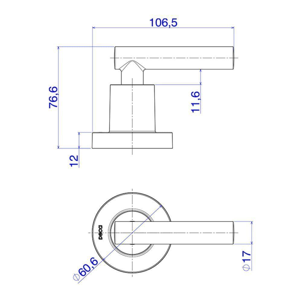 Acabamento Para Registro Deca Beta 4900.c109.pq 1-2, 3-4 E 1 Cromado - 3