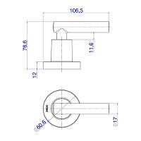 Acabamento Para Registro Deca Beta 4900.c109.pq 1-2, 3-4 E 1 Cromado - 3