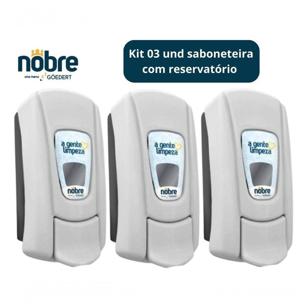 03 Und Dispenser Sabonete Líquido Alcool Gel Com Reservatório - 4