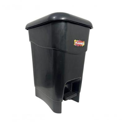 Coletor Cesto Lixeira De Pedal 20 Lt Plasnew Preto
