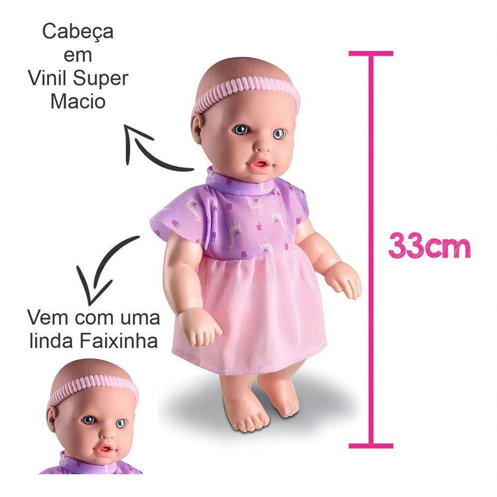 Boneca Bebê Com Dentinho Milk Baby's Milk Brinquedos - 4