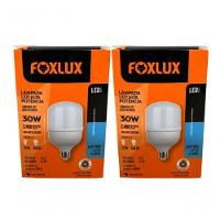 Lampada Led Bulbo 30w 6500 K Foxlux Bivolt Kit 02 Und - 1