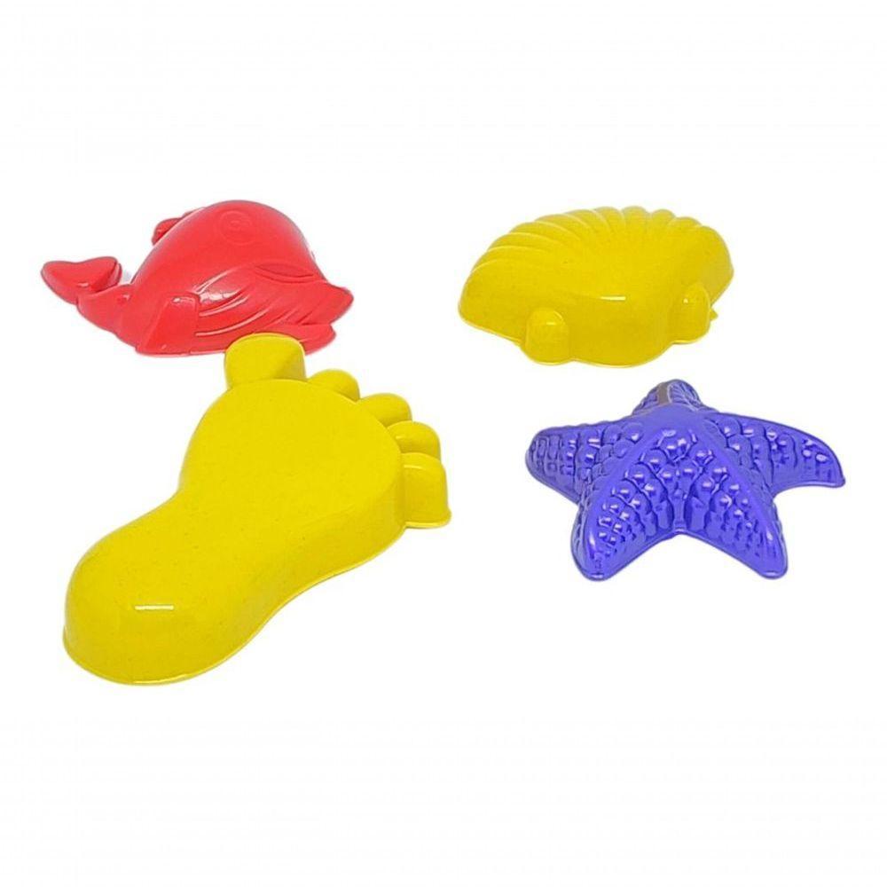 Kit Baldinho Radical Brinquedos Verão Praia 00 Rei Do Balde - 5