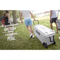 Caixa Cooler Termico Marine Branca 100qt 94l Com Rodas Coleman - 9