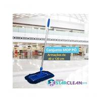Conjunto Mop Pó Profi 120cm Eletrostático Com Cabo Starclean - 6