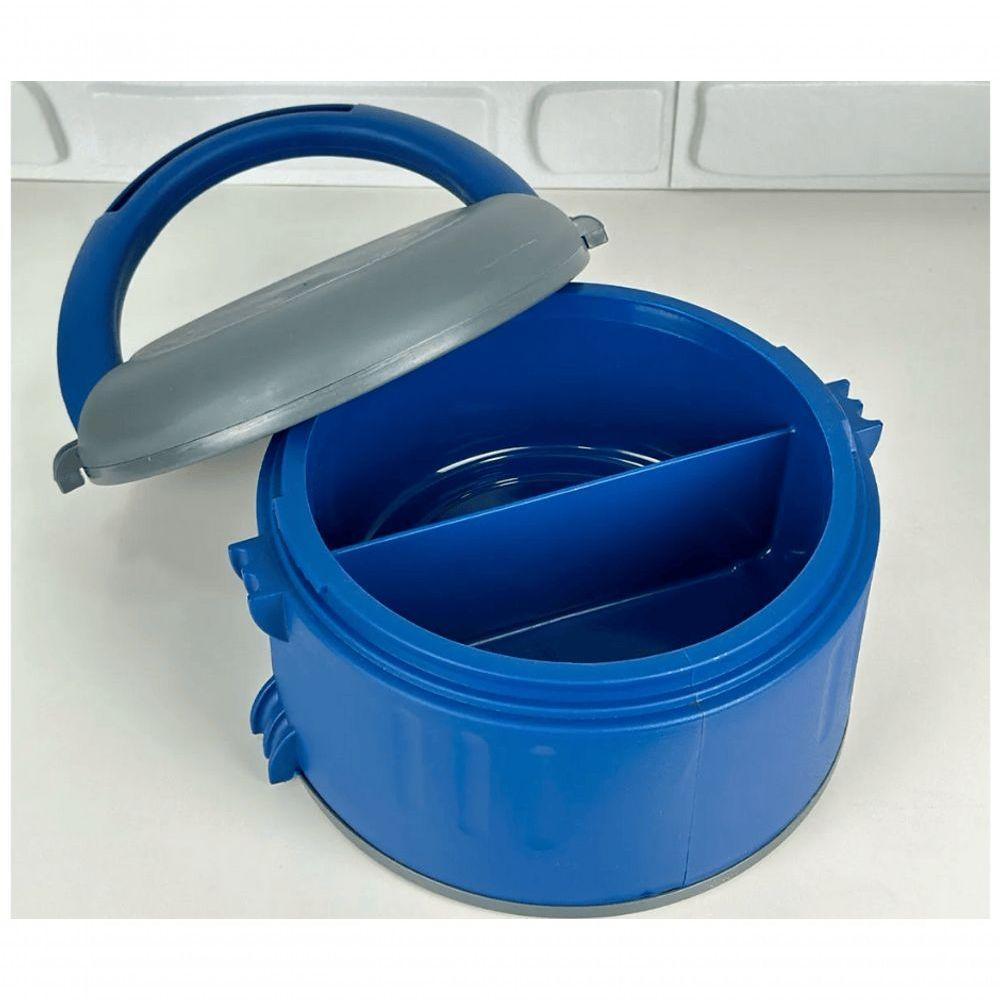 Marmita Termica Plus 1,5l Dupla C- Alça Azul Soprano - 5