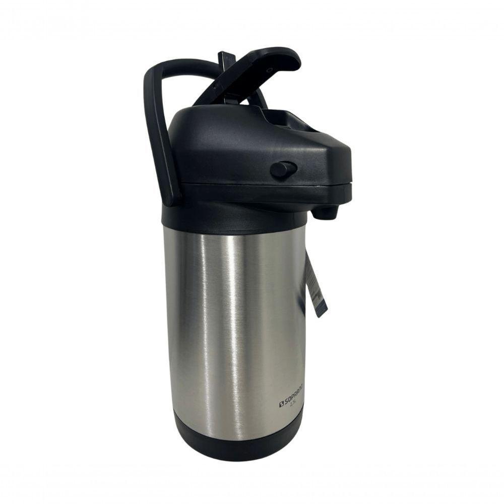 Garrafa Termica Pressão Inox Soprano Excelence 2,5 Lt - 3