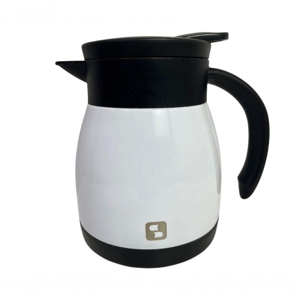 Bule Inox Elegance Garrafa Térmica Para Chá Café água 500ml Branco - 5