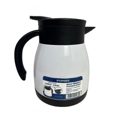 Bule Inox Elegance Garrafa Térmica Para Chá Café água 500ml Branco