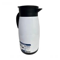 Bule Térmico Soprano 1 Litro Aço Inox Com Gatilho Branco - 2