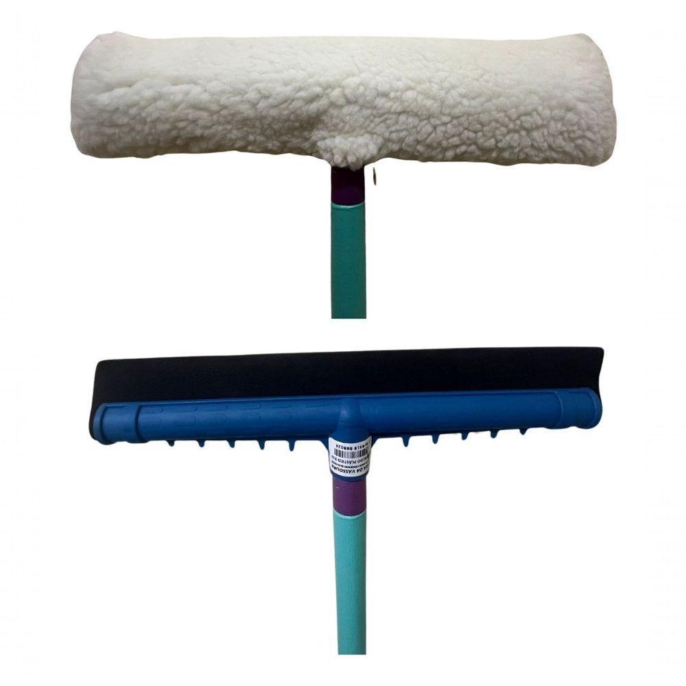 Rodo Lavador Com Luva 40cm Lava Limpa Vidros Brics - 6