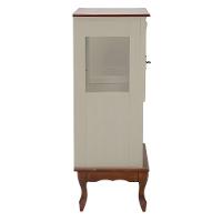 Adega Rústica 1 Porta Com Espaço Para Até 8 Garrafas Com Pés Luiz Xv - Verde Chá Com Tampo E Base Imbuia Glazer - 3