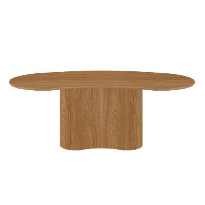 Mesa De Jantar Orgânica Meyer Móveis 6037 - Imbuia Glazer