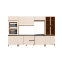 Cozinha Completa 7 Peças Connect 2 Aéreos 2 Balcões 2 Paneleiros 1 Complemento C5p89 Off White
