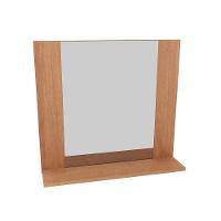 Conjunto De Banheiro Balcão Suspenso Bn3601 S- Cuba 80cm E Armário C- Espelho Bn3610 Amêndoa - Tecno Mobili - 8