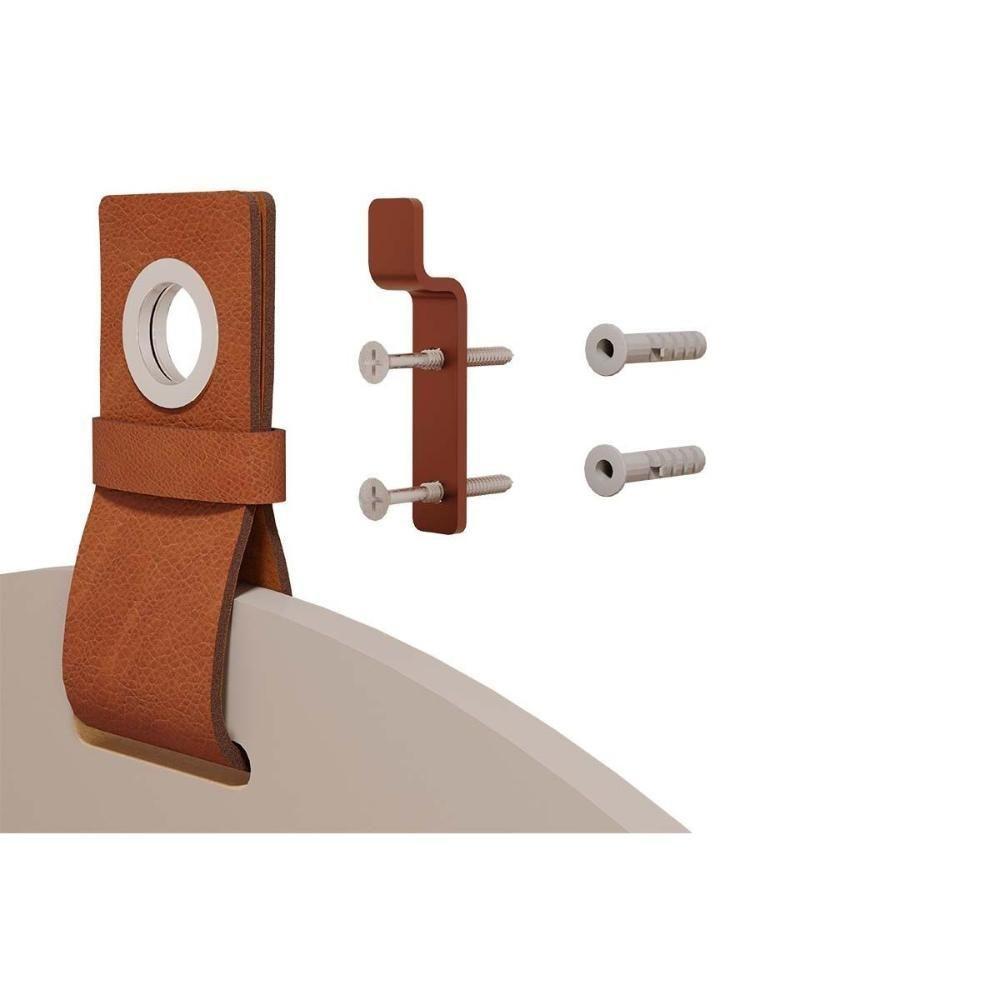 Espelho De Quarto Gota 50x76cm Titanium - Mgm - 3