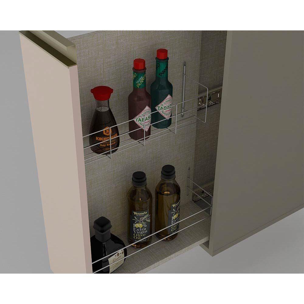 Cozinha Modulada Connect 13 Peças 4aéreos+4balcões+ 2 Paneleiros +3complementos C6p02 Duna Cristal2 Aéreos + 1 Balcão + 1 Complemento - 10