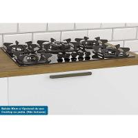 Cozinha Modulada Completa Syrah 6 Peças 3aéreo+2balcões+ 1 Paneleiro 6p01 Amendoa Off White Ronipa - 10