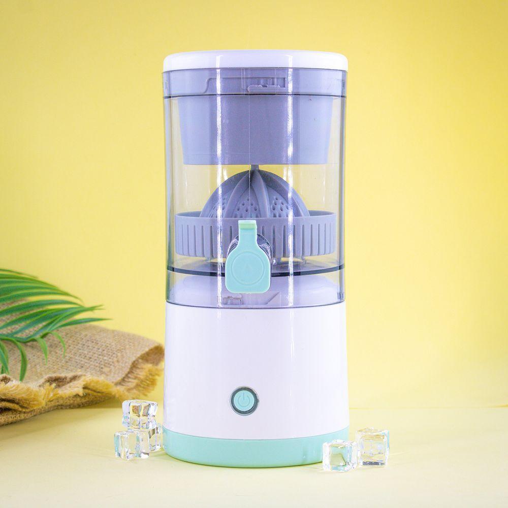 Espremedor Extrator Suco Laranja Limão Frutas Portatil Usb verde - 5