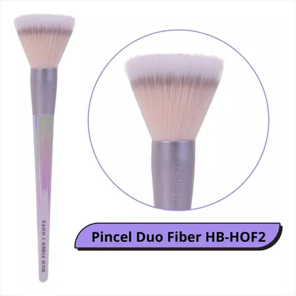 Ruby Rose Pincel Duo Fiber Holographic Hbhof2 - 7