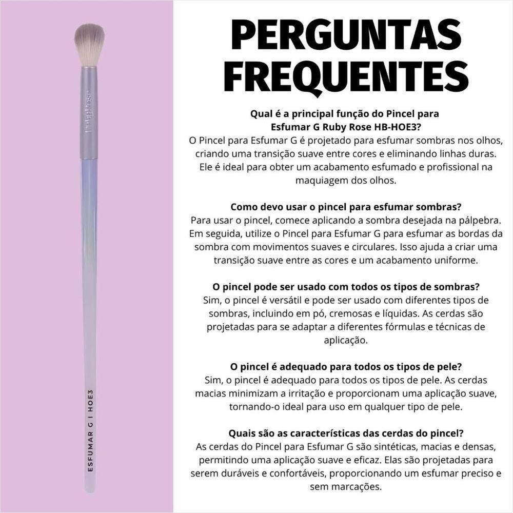 Ruby Rose Pincel Esfumar G Holographic Hbhoe3 - 8