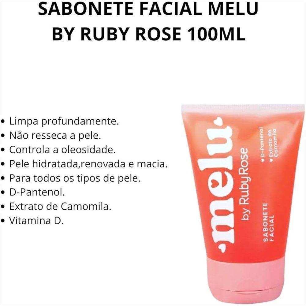 Ruby Rose Melu Rr4401 Sabonete Facial 100ml - 4