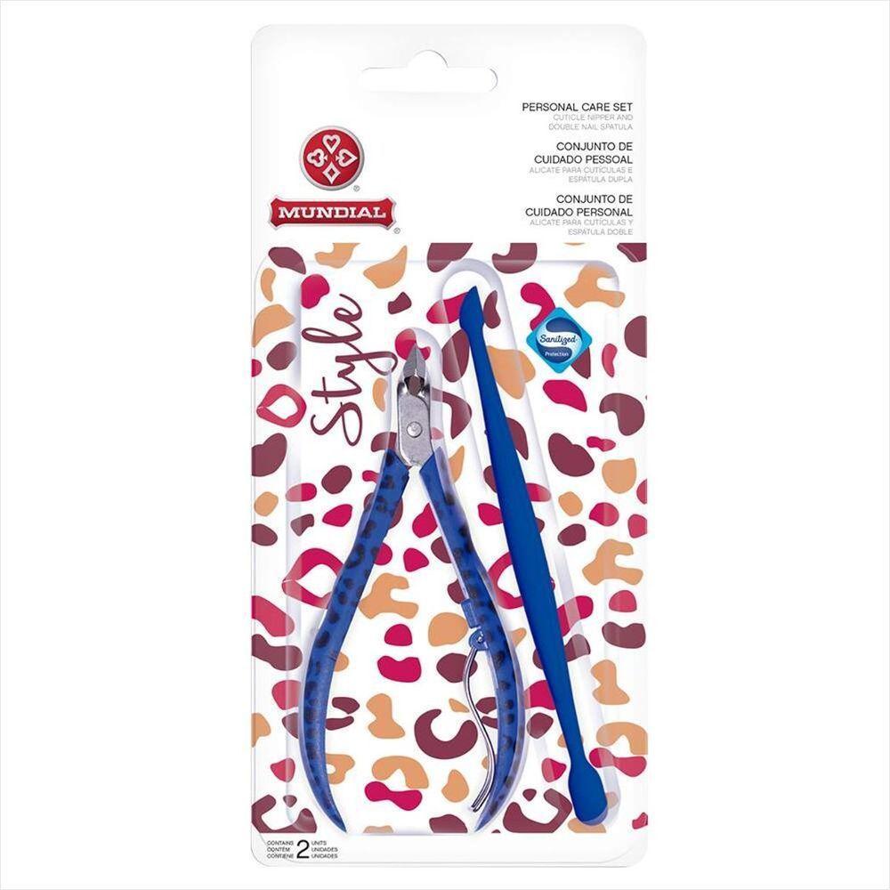 Mundial Cj 758 Alicate De Cuticulas E Espatula Dupla - 3