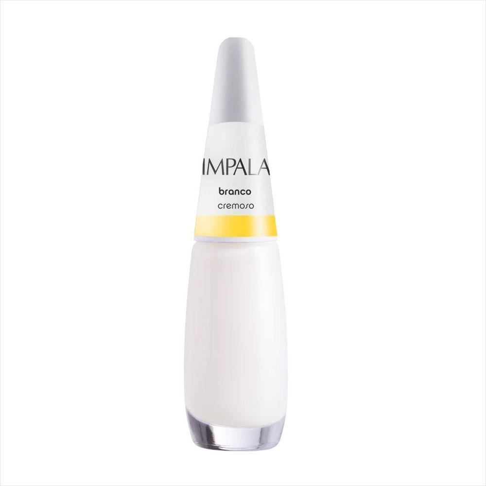 Impala Esmalte A Cor Da Moda Cremoso Branco 7,5ml - 1