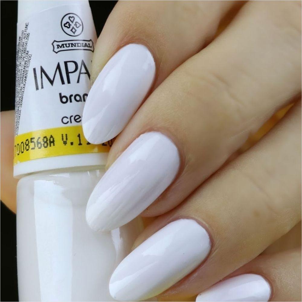 Impala Esmalte A Cor Da Moda Cremoso Branco 7,5ml - 4